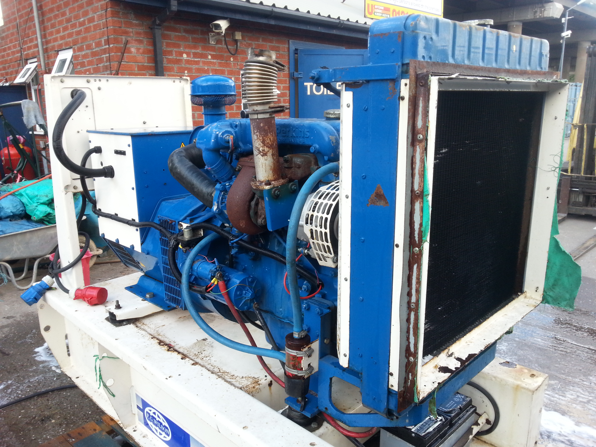 P100 FG Wilson Open set Diesel Generator